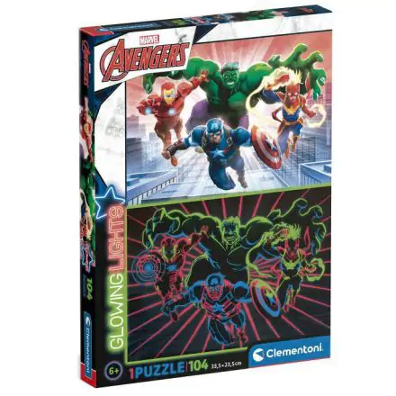 Marvel Avengers Svijetleća puzzle 104 kom termékfotója