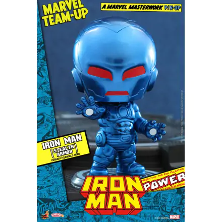 Marvel Comics Cosbaby (S) Mini Figura Iron Man (Stealth Armor) 10 cm termékfotója