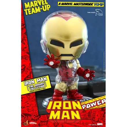 Marvel Comics Cosbaby (S) Mini Figura Iron Man (The Origins Collection) 10 cm fotografija proizvoda