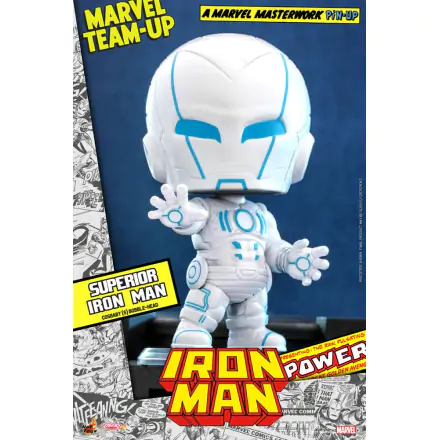 Marvel Comics Cosbaby (S) Mini Figura Superior Iron Man 10 cm fotografija proizvoda