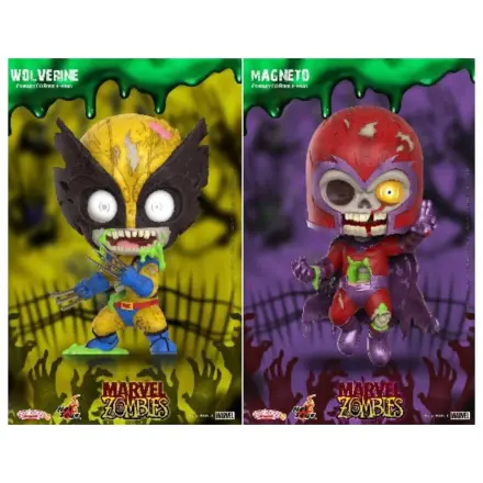 Marvel Cosbaby Wave 1 Wolverine & Magneto Zombies Set fotografija proizvoda