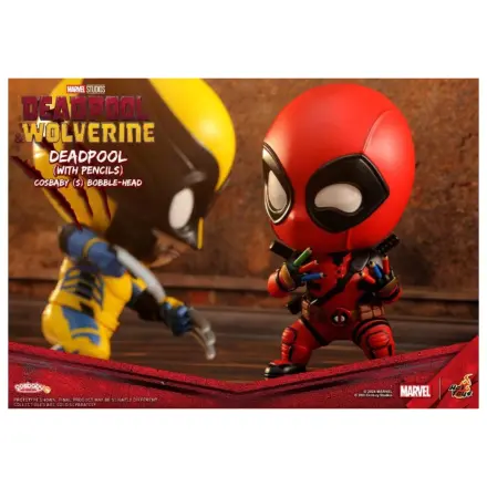 Marvel Cosbaby Wave 2 Wolverine & Deadpool s olovkama set fotografija proizvoda