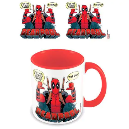 Deadpool Coloured Inner šalica s unutarnjim obrubom 2 Thumbs fotografija proizvoda
