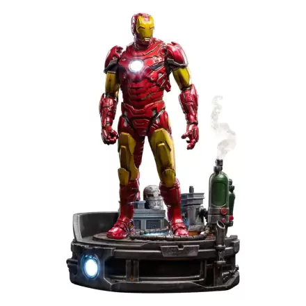 Marvel Deluxe Art Scale Kip 1/10 Iron Man Unleashed 23 cm termékfotója