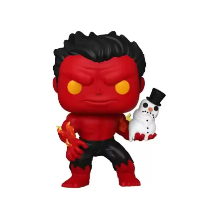 Marvel Funko POP! Vinil Figura Holiday Red Hulk 9 cm termékfotója