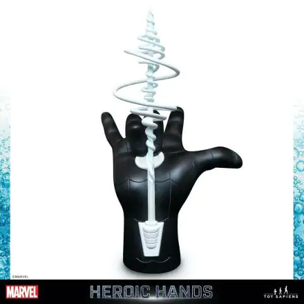 Marvel Heroic Hands Kip u prirodnoj veličini #1B Spider-Man Black Suit 26 cm termékfotója