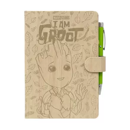 Marvel I Am Groot A5 premium bilježnica + kemijska olovka s projektorom fotografija proizvoda