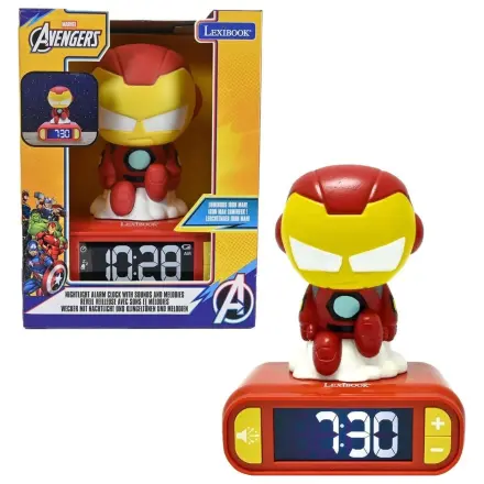 Marvel Iron Man budilica s noćnim svjetlom fotografija proizvoda
