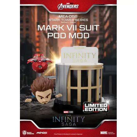 Marvel Mini Egg Attack Figure The Infinity Saga Stark Tower serija Tony Stark & Mark VII suit pod mod 12 cm termékfotója