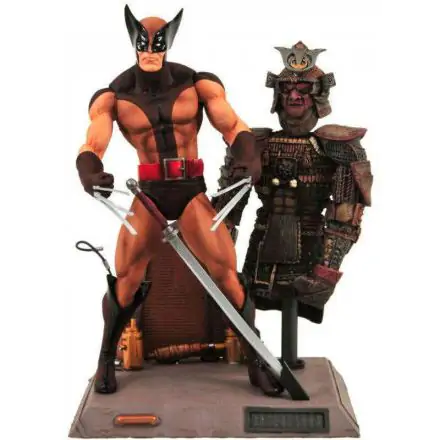 Marvel Select akcijska figura Brown Costume Wolverine 18 cm termékfotója