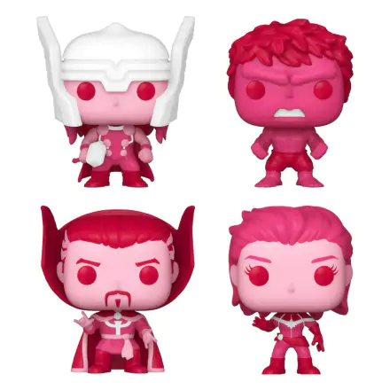 Marvel Valentines Pocket POP! Vinilna figura 4-Pack 4 cm termékfotója