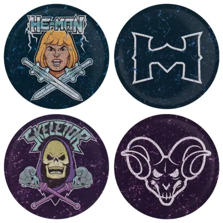 Masters of the Universe podmetači, paket od 4, tiskani metalni fotografija proizvoda