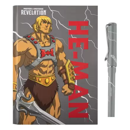 Masters of the Universe - Revelation: He-Man Thunder Deluxe Set bilježnica (bilježnica + kemijska olovka) termékfotója