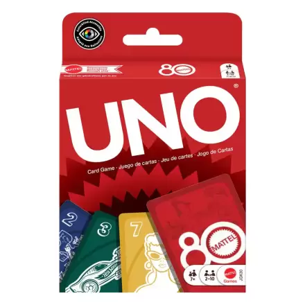 Mattel 80th Anniversary UNO igra s kartama Ruby Red fotografija proizvoda