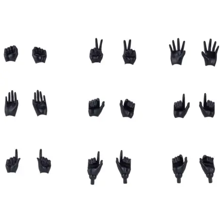 Megami Device M.S.G. Plastični komplet modela 1/1 09 Hand Set Skin Color Black fotografija proizvoda