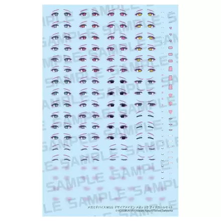 Megami Device M.S.G. Plastični komplet modela 1/1 Desire Maiden Medic Eye set naljepnica fotografija proizvoda