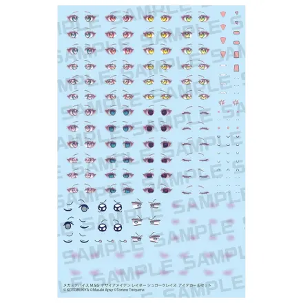 Megami Device M.S.G. Komplet plastičnih modela 1/1 Desire Maiden Raider Sugar Glaze Eye Decal Set 14 cm fotografija proizvoda