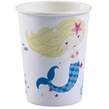 Mermaid Papirnate čaše 8 komada 250 ml fotografija proizvoda