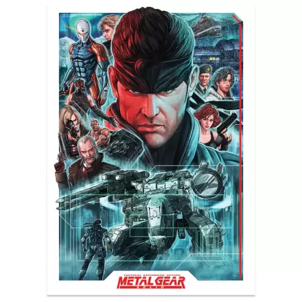Metal Gear Solid umjetnički ispis montaža, limitirano izdanje, 42 x 30 cm fotografija proizvoda
