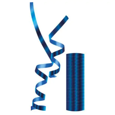 Metalik plavi streamer fotografija proizvoda