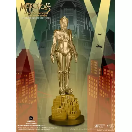 Metropolis Kip 1/4 Maschinenmensch Metalik Zlatna 40 cm fotografija proizvoda