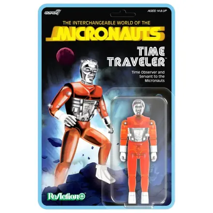 Micronauts ReAction+ Akcijska figura Val 04 Time Traveler (prozirno narančasta) fotografija proizvoda