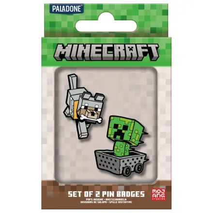 Minecraft Set od 2 bedža fotografija proizvoda