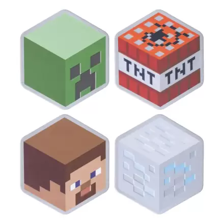 Minecraft Podmetači za čaše 4-Pack fotografija proizvoda