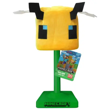 Minecraft Bee 'SoftGlo' pahuljasta dekorativna lampa na punjenje fotografija proizvoda