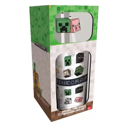 Minecraft staklena čaša sa slamkama likovi 485 ml termékfotója