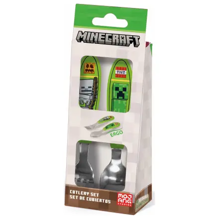 Minecraft Core Metal Ergo Set pribora za jelo - 2 komada fotografija proizvoda