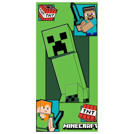 Minecraft Creeper Coming ručnik 70x140cm fotografija proizvoda
