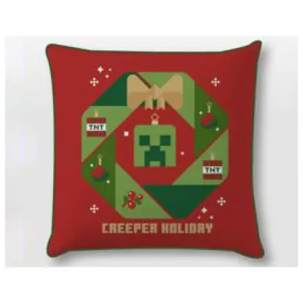 Minecraft Creeper Božićna blagdanska jastučnica fotografija proizvoda