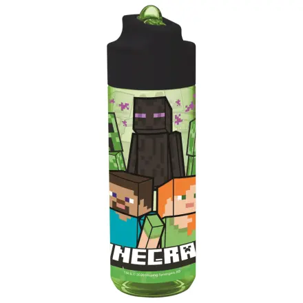 Minecraft Creeper Hydro tritan plastična boca sa slamkom 540 ml fotografija proizvoda