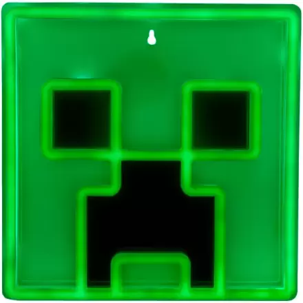 Minecraft Creeper LED zidna svjetiljka 25 cm termékfotója