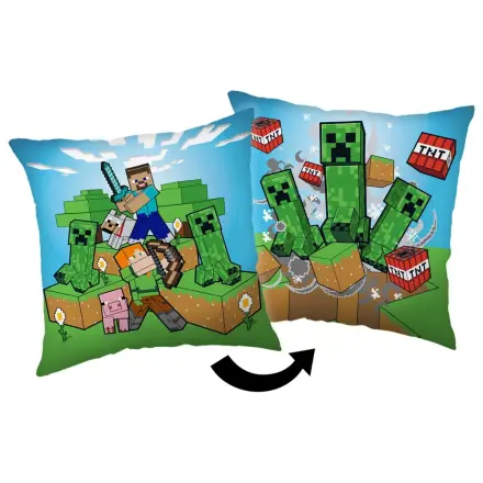 Minecraft Creeper Rush ukrasni jastuk, dekorativni jastuk 40x40 cm fotografija proizvoda