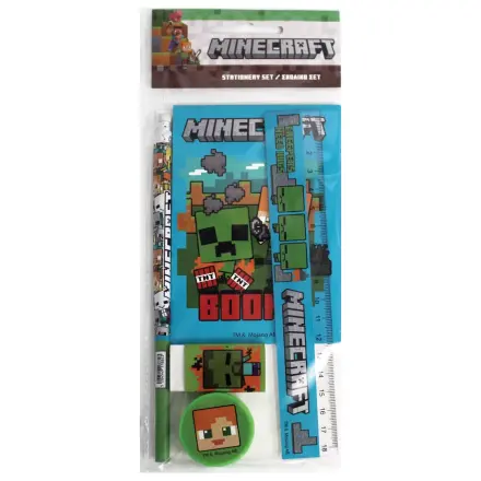 Minecraft Creepers Need Hugs Set pribora za pisanje - 5 komada fotografija proizvoda