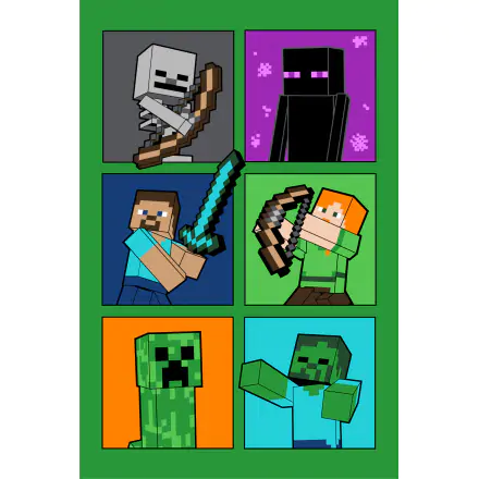 Minecraft Fight Badges deka od flisa 100*150 cm fotografija proizvoda