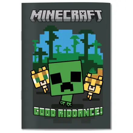 Minecraft Good Riddance B/5 bilježnica s crtama, 40 stranica fotografija proizvoda