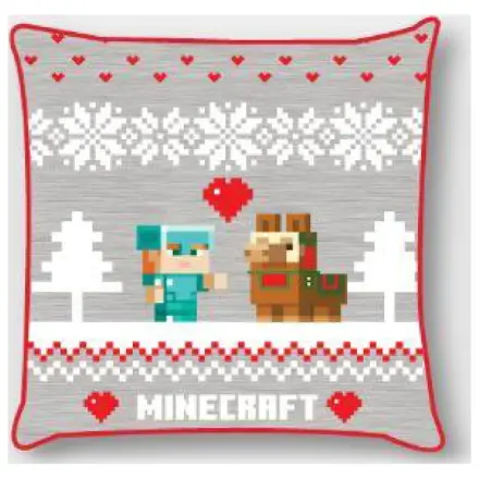 Minecraft Holiday Christmas Jastučnica fotografija proizvoda