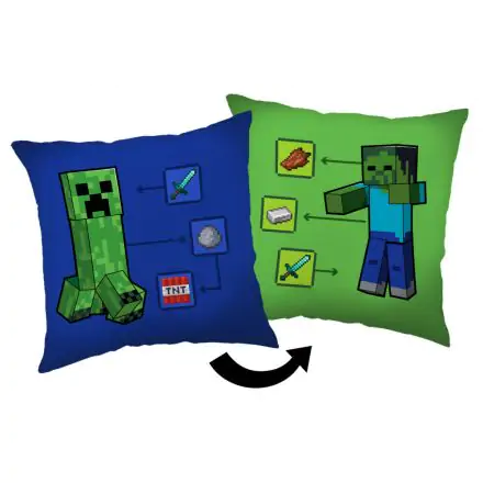 Minecraft How to Creeper jastuk, ukrasni jastuk 40*40 cm fotografija proizvoda