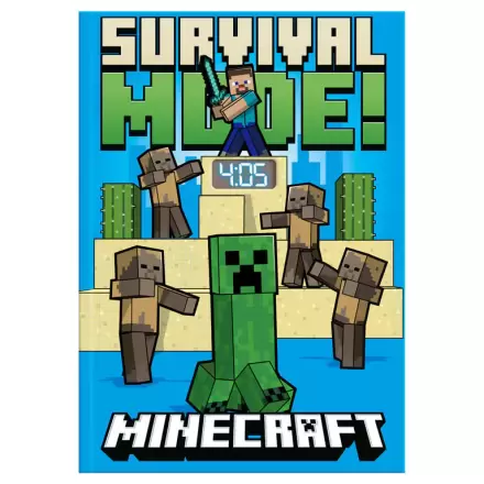 Minecraft Bilježnica s LED satom termékfotója