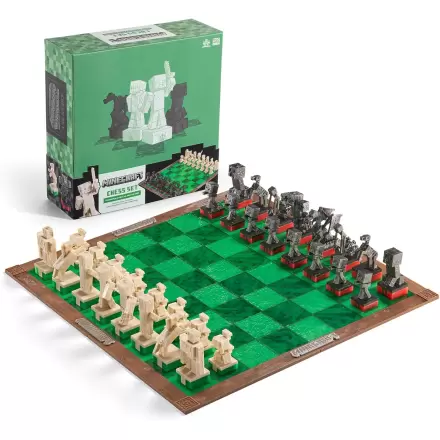 Minecraft šahovski set Overworld Heroes protiv Hostile Mobs fotografija proizvoda