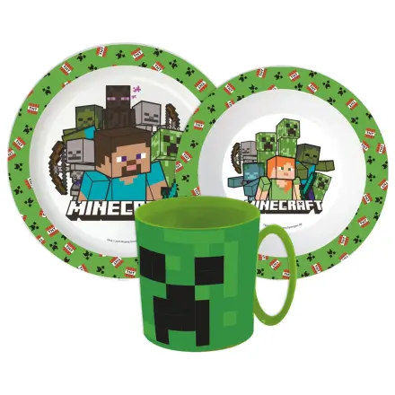 Minecraft Pixelcraft set posuđa, mikro plastični set sa šalicom fotografija proizvoda