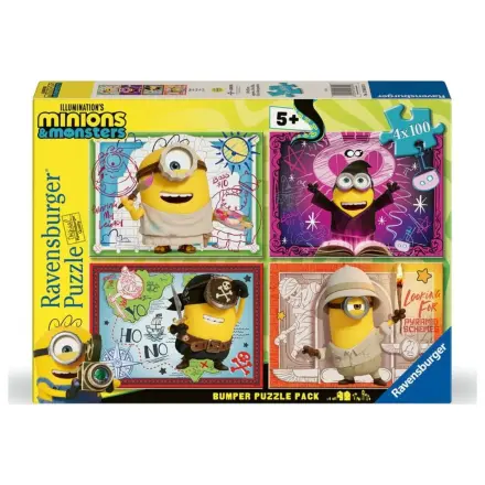 Minions 3 puzzle 4x100 komada fotografija proizvoda
