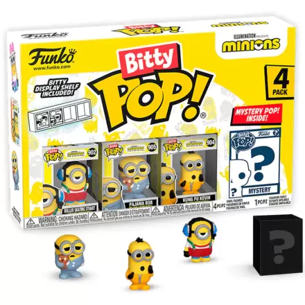 Minions Bitty Funko POP! Vinilna Figura 4-Pack Roller Skating Stuart 2,5 cm termékfotója