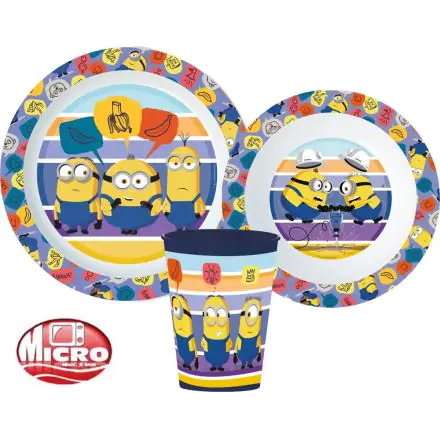 Minions Set posuđa za jelo, mikro plastični set fotografija proizvoda