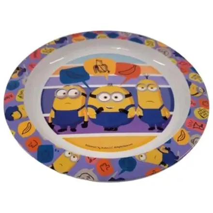 Minions Prugasti Mikro Tanjur za Večeru 22 cm fotografija proizvoda