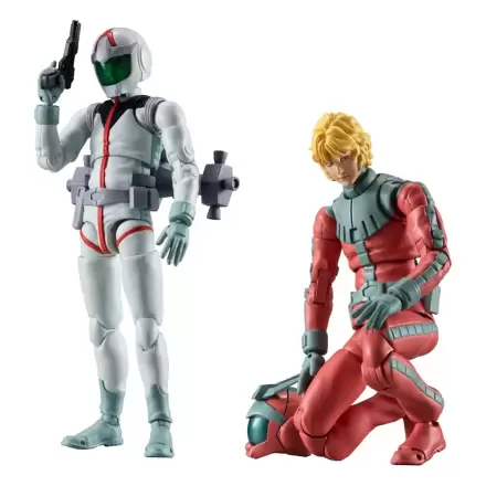 Mobile Suit Gundam G.M.G. Collection EX 09 akcijske figure 2-pakiranje Earth Federation Amuro Ray & Char Aznable Normal Suit Ver. (s poklonom) 10 cm fotografija proizvoda