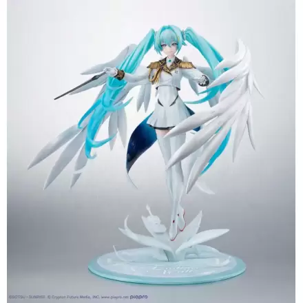 Mobile Suit Gundam x Hatsune Miku Lucrea PVC Statua Hatsune Miku x Wing Gundam Zero EW 45. godišnjica 27 cm fotografija proizvoda